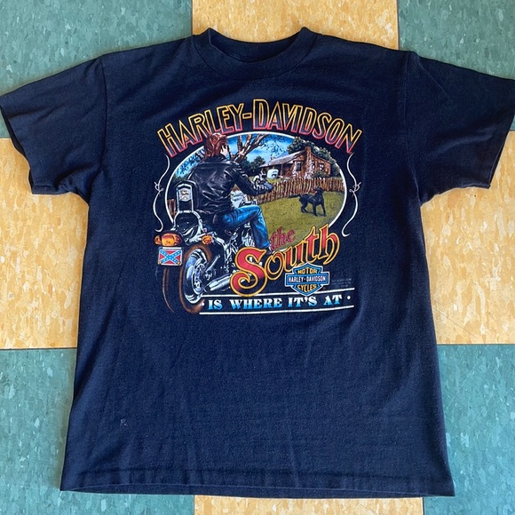 1990 Harley-Davidson Men’s 3D Emblem T